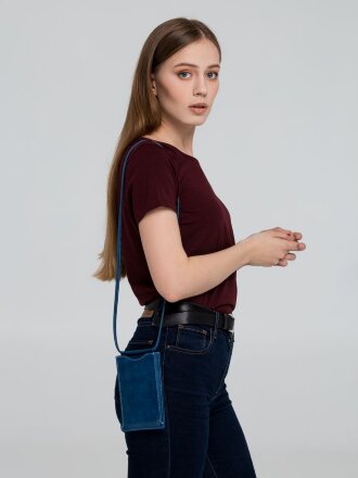 Сумочка для телефона Apache, синяя Сумочка для телефона Apache, синяя