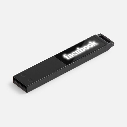 Флешка markBright Black с белой подсветкой, 32 Гб Флешка markBright Black с белой подсветкой, 32 Гб