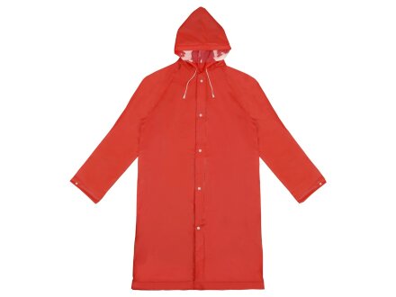 Дождевик Hawaii c чехлом унисекс, красный Дождевик Hawaii c чехлом унисекс, красный