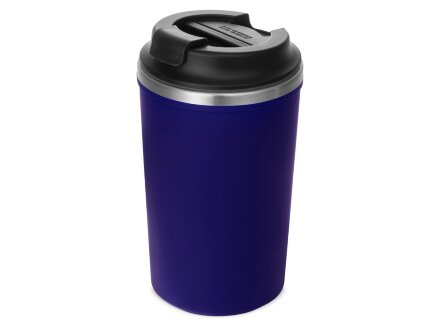 Герметичная термокружка на присоске Kick, 350 мл, темно-синий Герметичная термокружка на присоске Kick, 350 мл, темно-синий