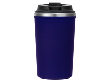 Герметичная термокружка на присоске Kick, 350 мл, темно-синий Герметичная термокружка на присоске Kick, 350 мл, темно-синий