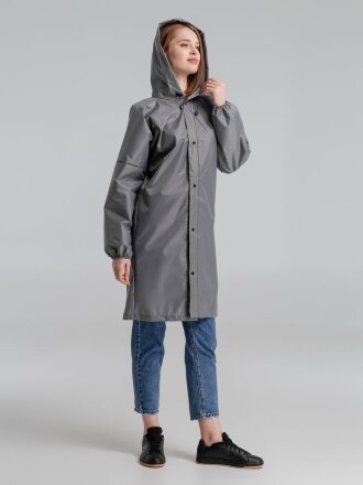 Дождевик со светоотражающими элементами Rainman Blink, серый Дождевик со светоотражающими элементами Rainman Blink, серый