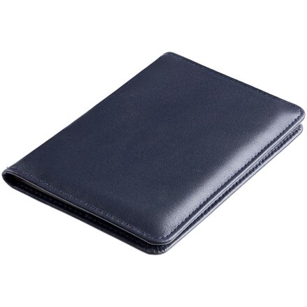 Обложка для паспорта Signature, синяя Обложка для паспорта Signature, синяя