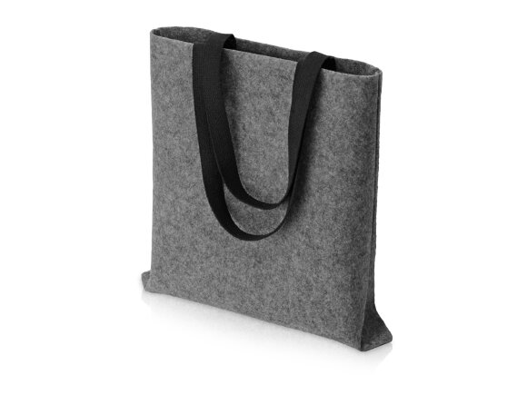 Сумка для шопинга Felt из RPET-фетра, серый с нанесением логотипа