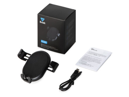 Автомобильное беспроводное зарядное устройство Mobi, 5 Вт, черный Автомобильное беспроводное зарядное устройство Mobi, 5 Вт, черный