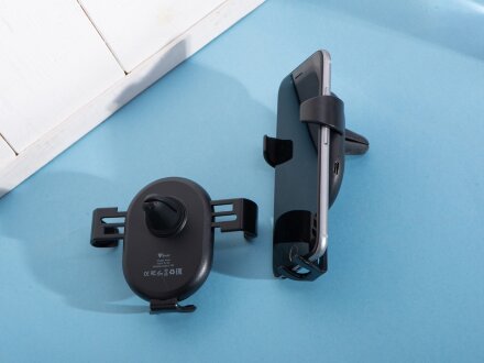 Автомобильное беспроводное зарядное устройство Mobi, 5 Вт, черный Автомобильное беспроводное зарядное устройство Mobi, 5 Вт, черный