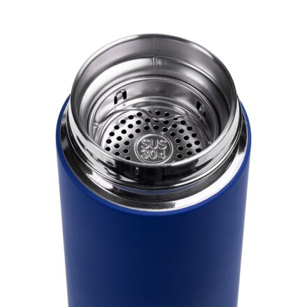 Термос с ситечком Percola, синий Термос с ситечком Percola, синий