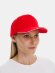Бейсболка Classic 2.0, красная с белым кантом
