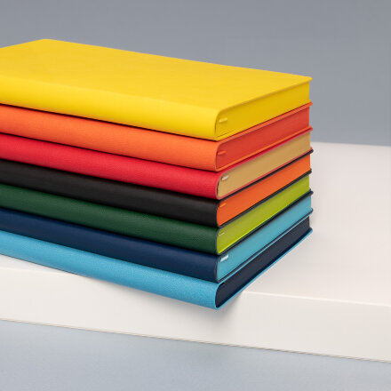 Ежедневник Latte NEW недатированный, зеленый/лимонный