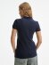 Рубашка поло женская Brandy Women, темно-синяя с белым
