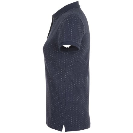 Рубашка поло женская Brandy Women, темно-синяя с белым Рубашка поло женская Brandy Women, темно-синяя с белым