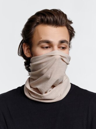 Многофункциональная бандана Dekko, бежевая Многофункциональная бандана Dekko, бежевая