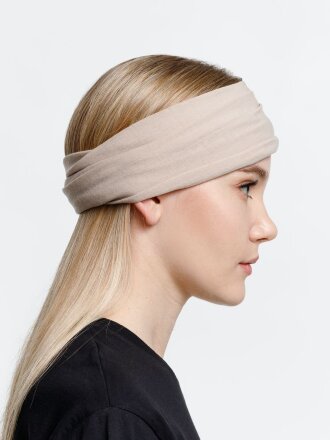 Многофункциональная бандана Dekko, бежевая Многофункциональная бандана Dekko, бежевая