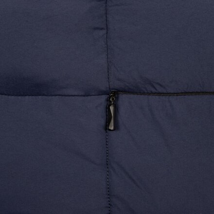 Пуховик унисекс Kapsula, темно-синий Пуховик унисекс Kapsula, темно-синий