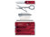 Швейцарская карточка VICTORINOX SwissCard Classic, 10 функций, полупрозрачная красная с нанесением логотипа