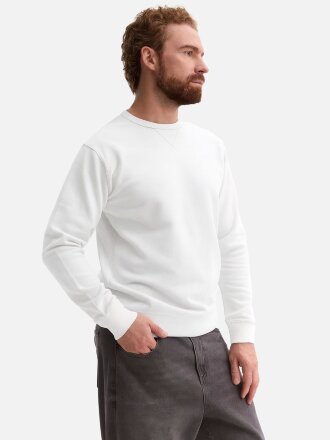 Толстовка унисекс Sully, белая Толстовка унисекс Sully, белая