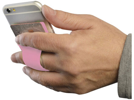 Картхолдер для телефона с держателем Trighold, пыльная роза Картхолдер для телефона с держателем Trighold, пыльная роза