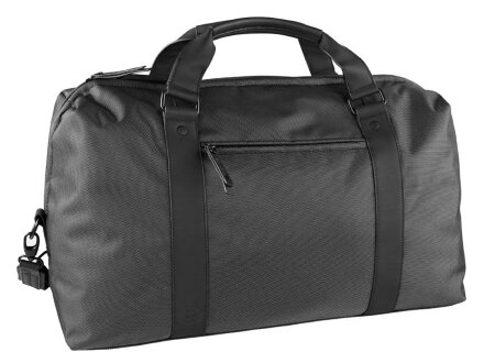 Сумка дорожная BUGATTI Domani, антрацитовая, нейлон, 54х24х30 см Сумка дорожная BUGATTI Domani, антрацитовая, нейлон, 54х24х30 см