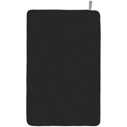 Спортивное полотенце Vigo Medium, черное Спортивное полотенце Vigo Medium, черное