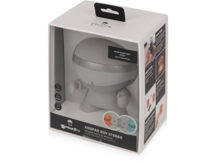 Портативная колонка X5 XOOPAR BOY STEREO, серебристый Портативная колонка X5 XOOPAR BOY STEREO, серебристый