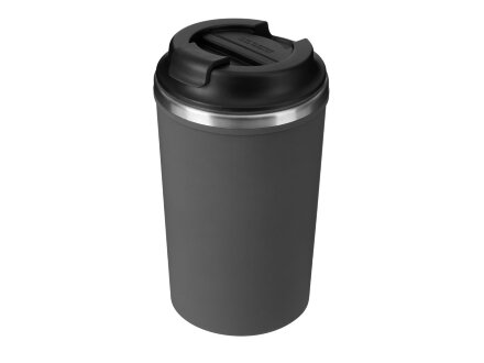 Герметичная термокружка на присоске Kick, 350 мл, серый Герметичная термокружка на присоске Kick, 350 мл, серый