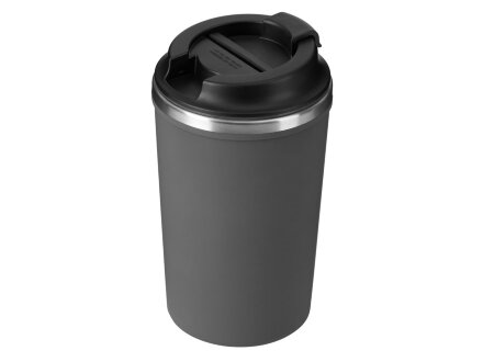 Герметичная термокружка на присоске Kick, 350 мл, серый Герметичная термокружка на присоске Kick, 350 мл, серый