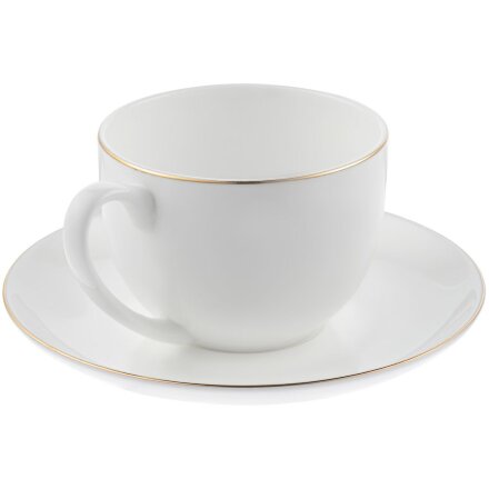 Набор на 2 персоны Select, белый с золотистой отводкой Набор на 2 персоны Select, белый с золотистой отводкой