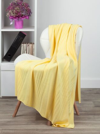 Плед Pail Tint, светло-желтый Плед Pail Tint, светло-желтый