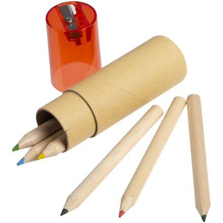 Набор карандашей Pencilvania Office с точилкой, красный Набор карандашей Pencilvania Office с точилкой, красный