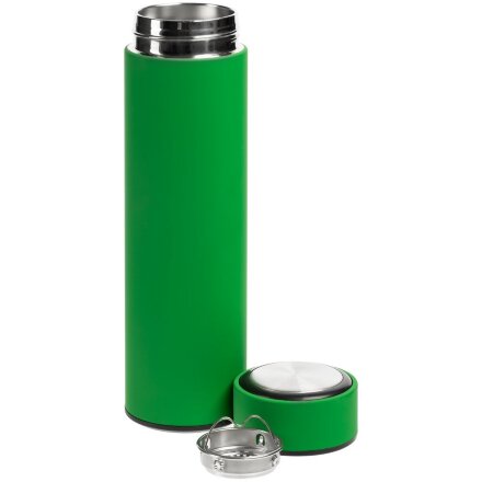 Термос с ситечком Percola, зеленый Термос с ситечком Percola, зеленый