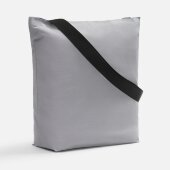 Шопер B5, серый с широкими черными ручками Шопер B5, серый с широкими черными ручками