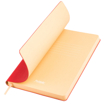 Ежедневник Латте (Latte NEW) недатированный, красный/бежевый