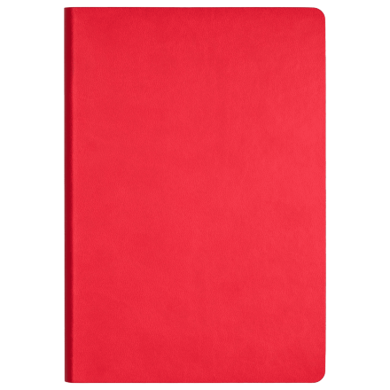 Ежедневник Латте (Latte NEW) недатированный, красный/бежевый