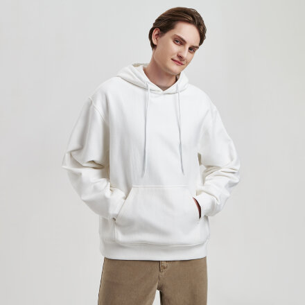 Худи релакс унисекс ADVENTURE, белый, размер XS/S