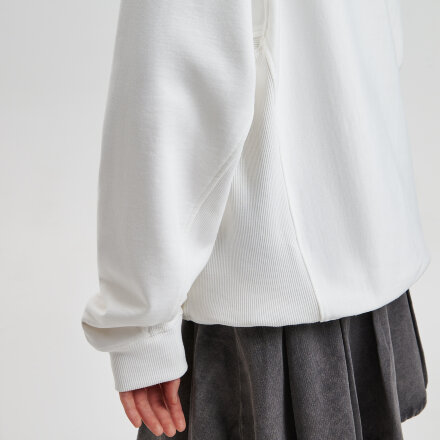 Худи релакс унисекс ADVENTURE, белый, размер XS/S