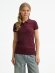 Рубашка поло женская Brandy Women, бордовая с белым Рубашка поло женская Brandy Women, бордовая с белым