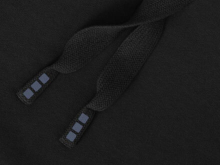 Худи унисекс Лагуна, сплошной черный Худи унисекс Лагуна, сплошной черный