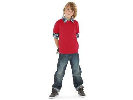 Футболка Heavy Super Club детская, брусничный Футболка Heavy Super Club детская, брусничный