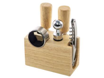 Набор Save time для сыра и вина со съемной подставкой, натуральный, серебристый Набор Save time для сыра и вина со съемной подставкой, натуральный, серебристый