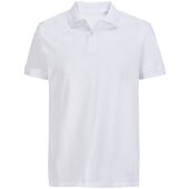 Рубашка поло унисекс Pacific, белая Рубашка поло унисекс Pacific, белая