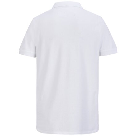 Рубашка поло унисекс Pacific, белая Рубашка поло унисекс Pacific, белая