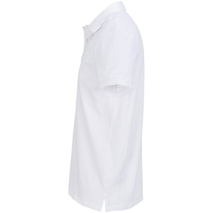 Рубашка поло унисекс Pacific, белая Рубашка поло унисекс Pacific, белая