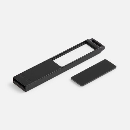 Флешка markBright Black с зеленой подсветкой, 32 Гб