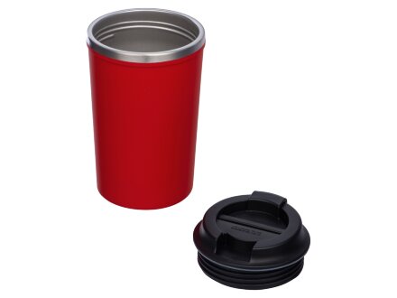 Герметичная термокружка на присоске Kick, 350 мл, красный Герметичная термокружка на присоске Kick, 350 мл, красный