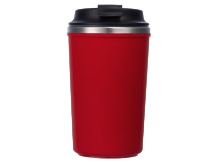 Герметичная термокружка на присоске Kick, 350 мл, красный Герметичная термокружка на присоске Kick, 350 мл, красный