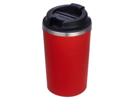 Герметичная термокружка на присоске Kick, 350 мл, красный Герметичная термокружка на присоске Kick, 350 мл, красный