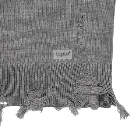 Джемпер оверсайз унисекс Grunge, серый Джемпер оверсайз унисекс Grunge, серый