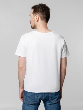 Футболка унисекс Tervu, белая Футболка унисекс Tervu, белая