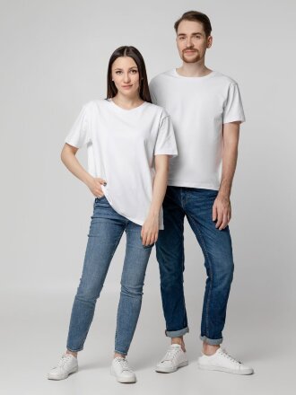 Футболка унисекс Tervu, белая Футболка унисекс Tervu, белая