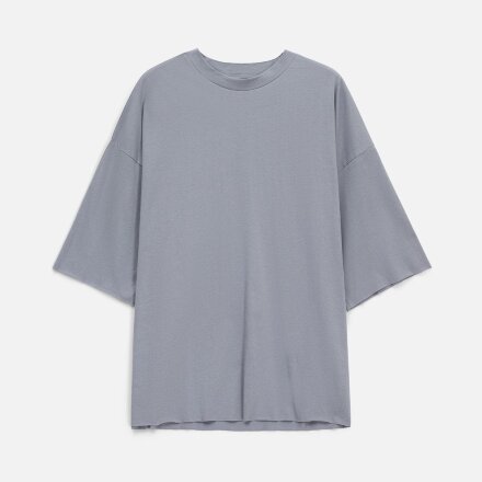 Футболка унисекс оверсайз T1, серая Футболка унисекс оверсайз T1, серая